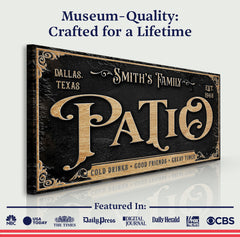 Personalized Patio Sign II