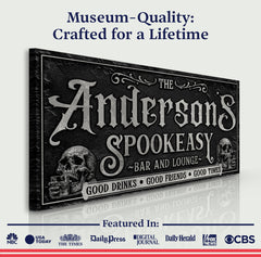 Personalized Spookeasy Bar Sign II