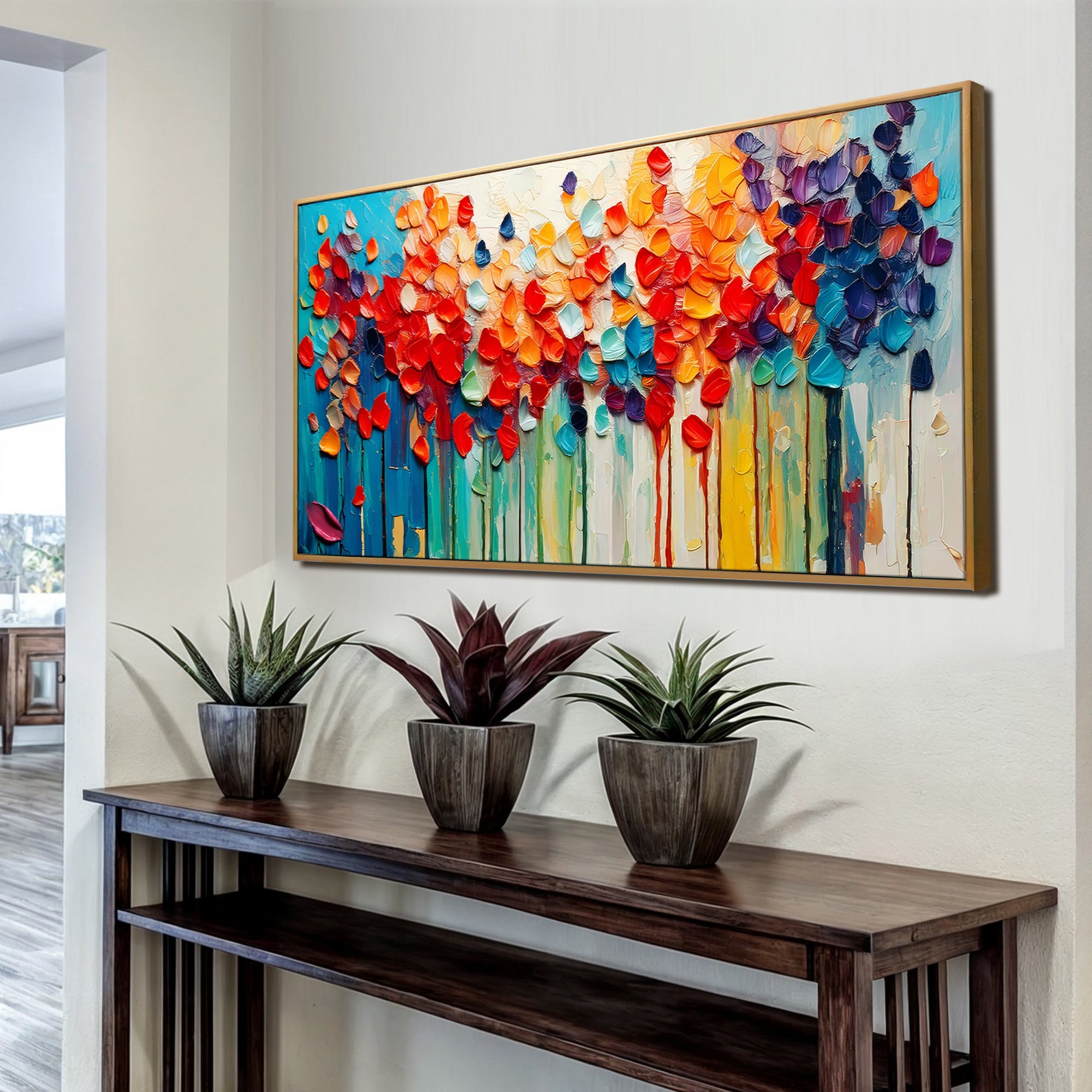 Colorful Petals Wall Art