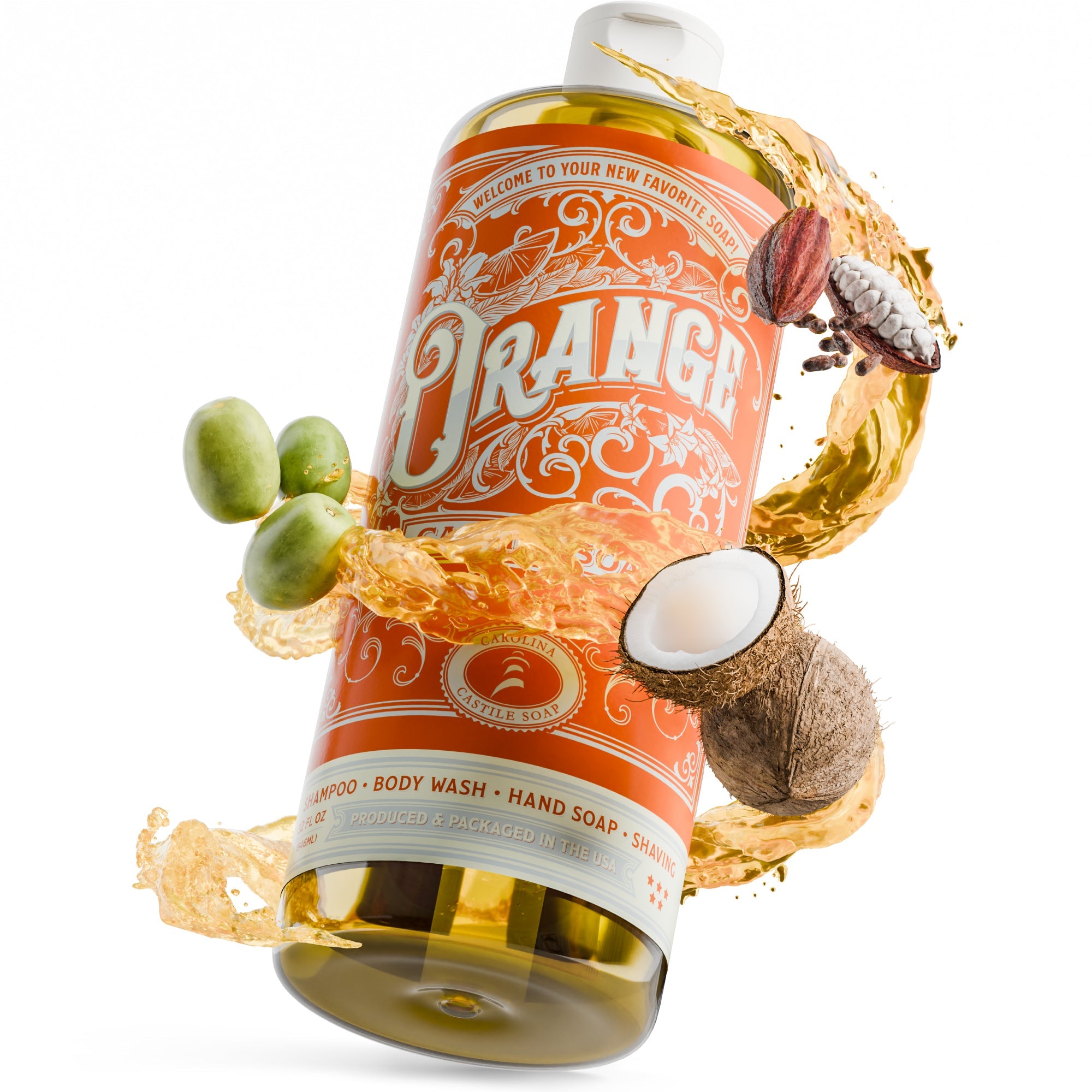 Orange Castile Soap