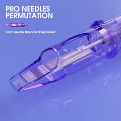 Mast Pro Tattoo Cartridges Needles 0.25MM/0.30MM/0.35MM Round Shader- Box of 20