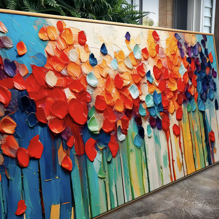 Colorful Petals Wall Art
