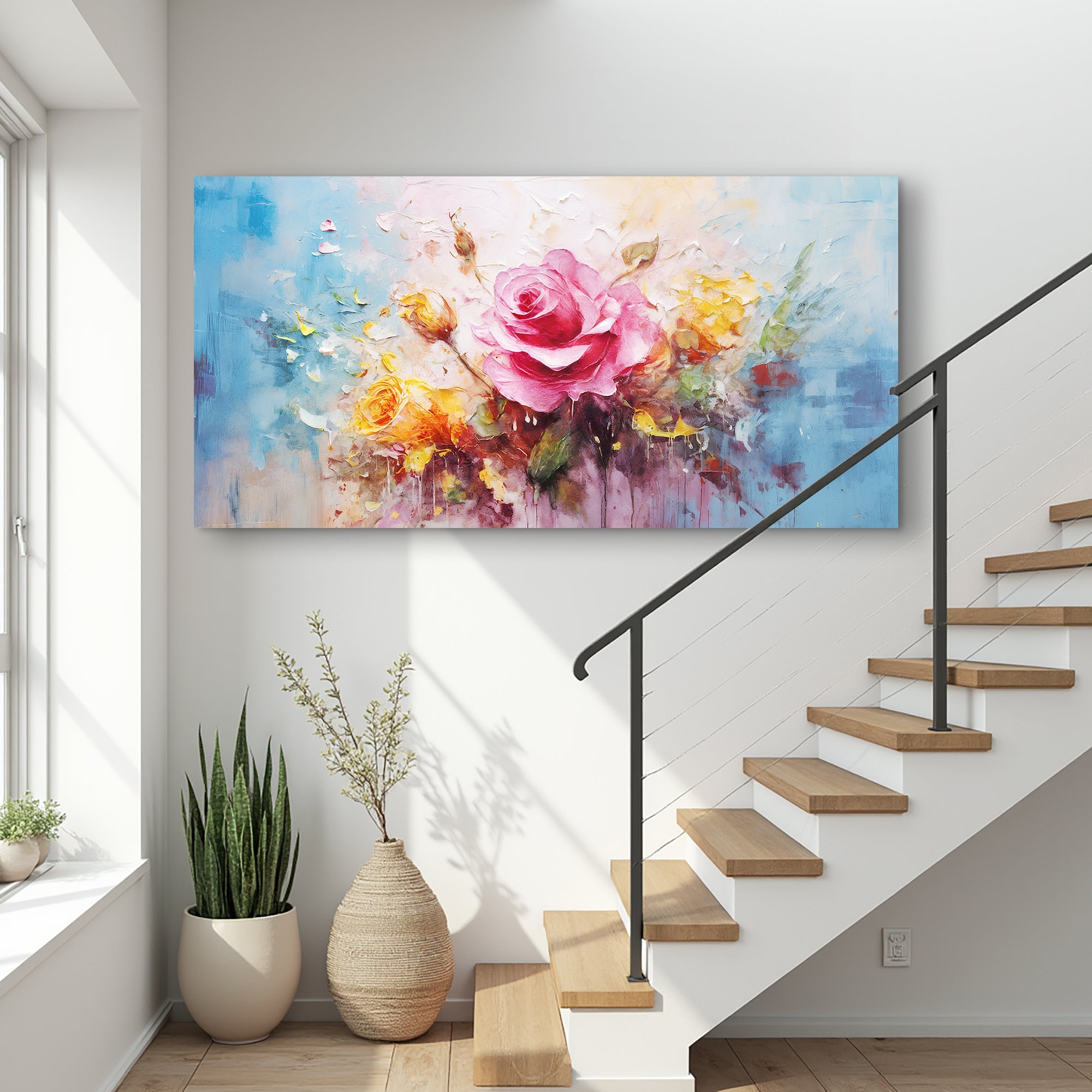 Rose Flower Wall Art