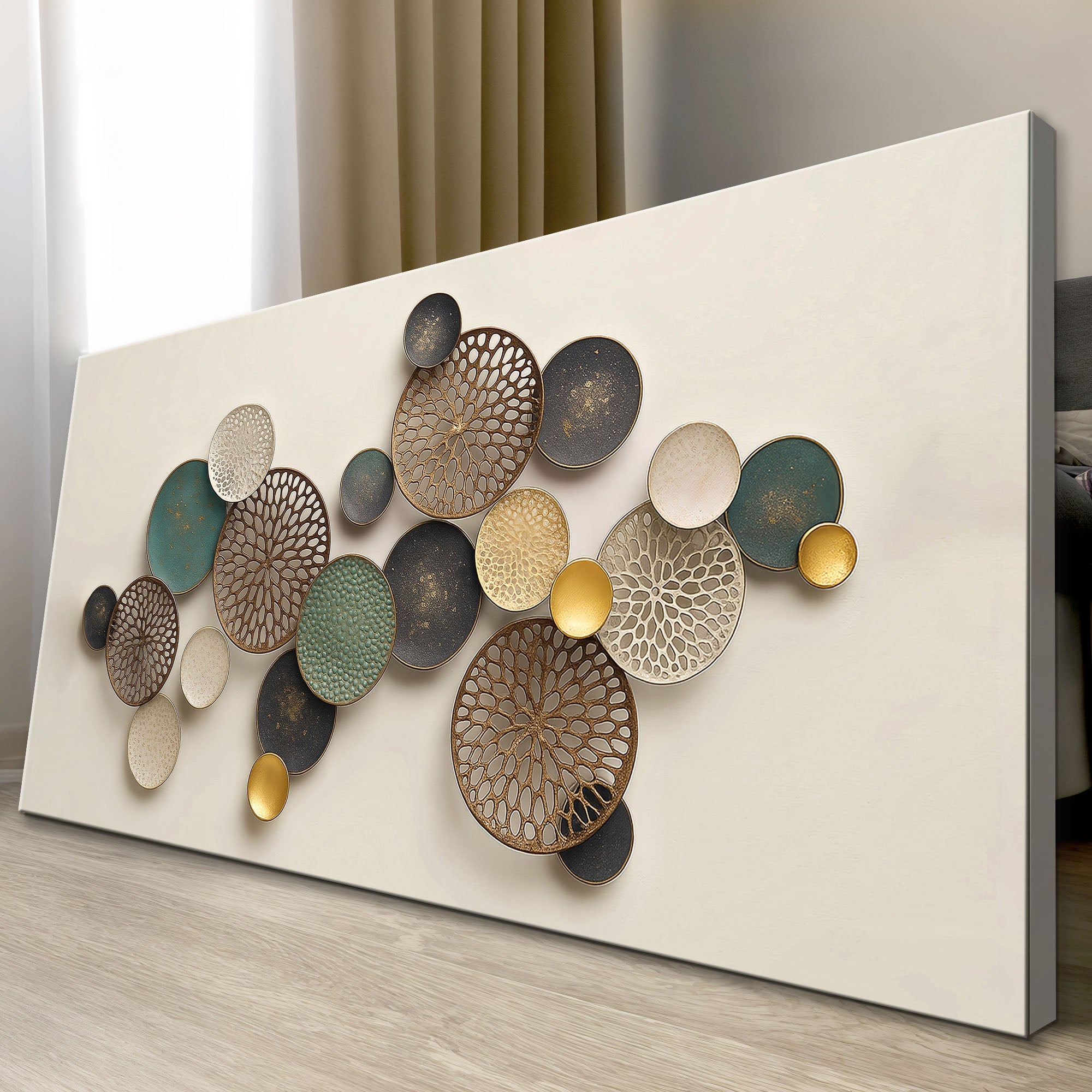 Lotus Leaf Abstract Wall Art II
