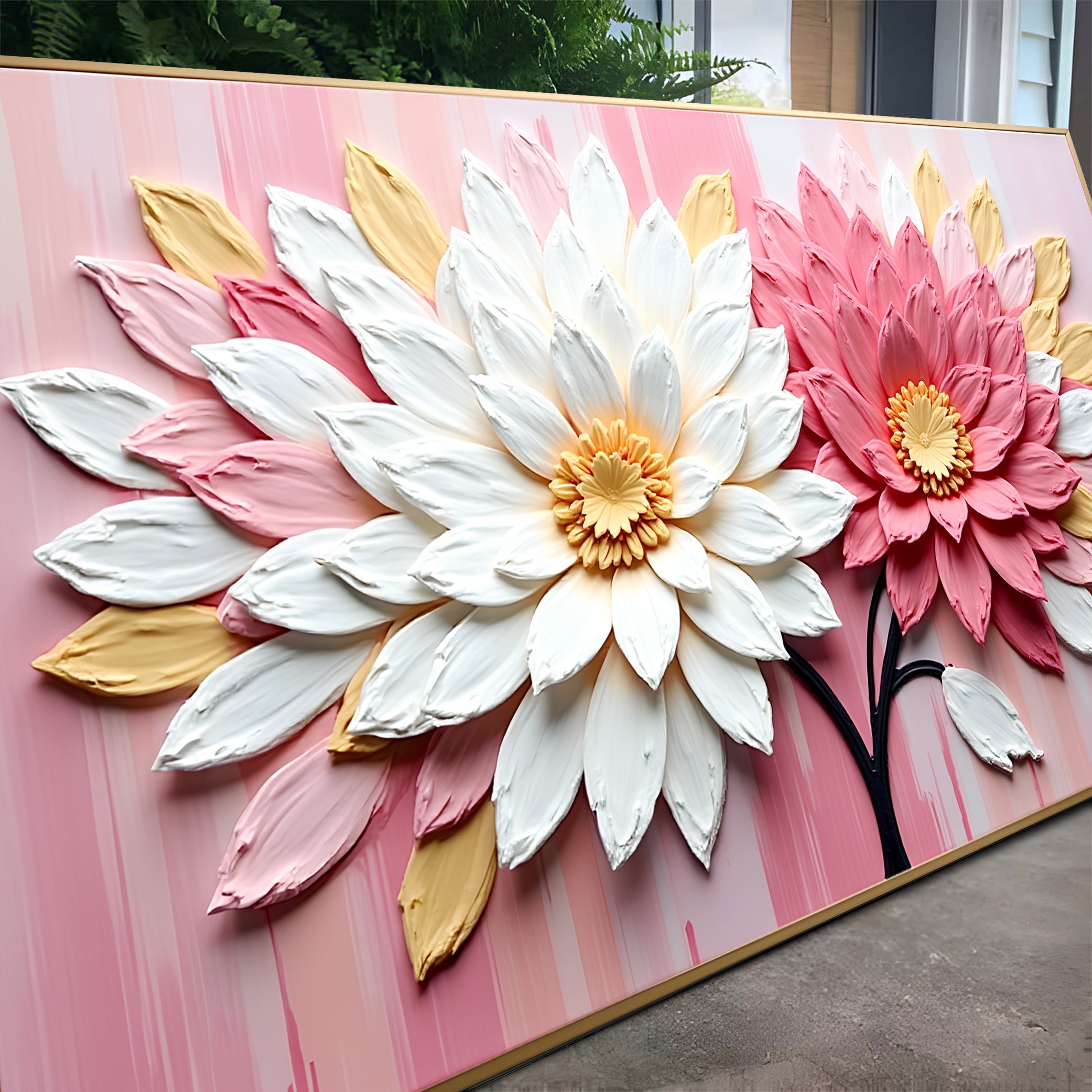Blushing Blooms Pink Wall Art