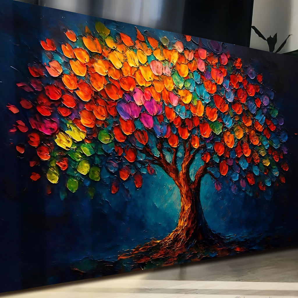 Rainbow Bloom Wall Art