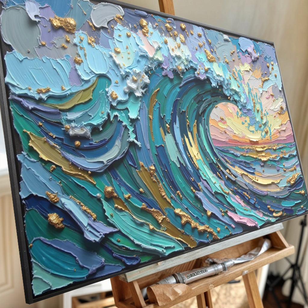 Golden Tide Wall Art