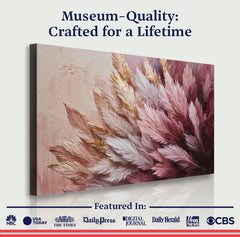 Feather Symphony Wall Art
