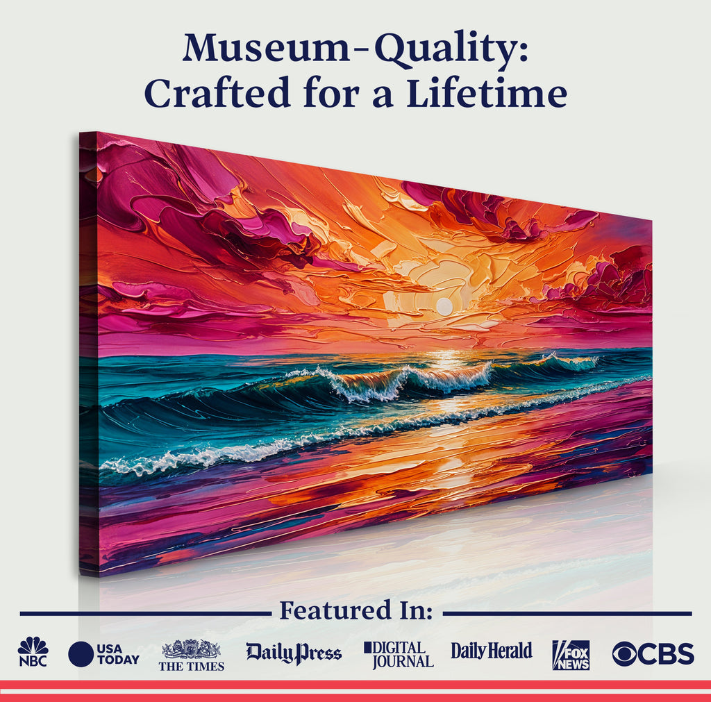 Coastal Sunset Wall Art