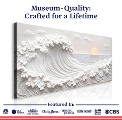 Ocean Waves Abstract Wall Art