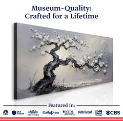 White Blossom Wall Art