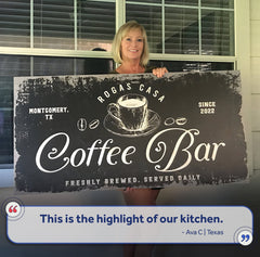 Coffee Bar Sign V