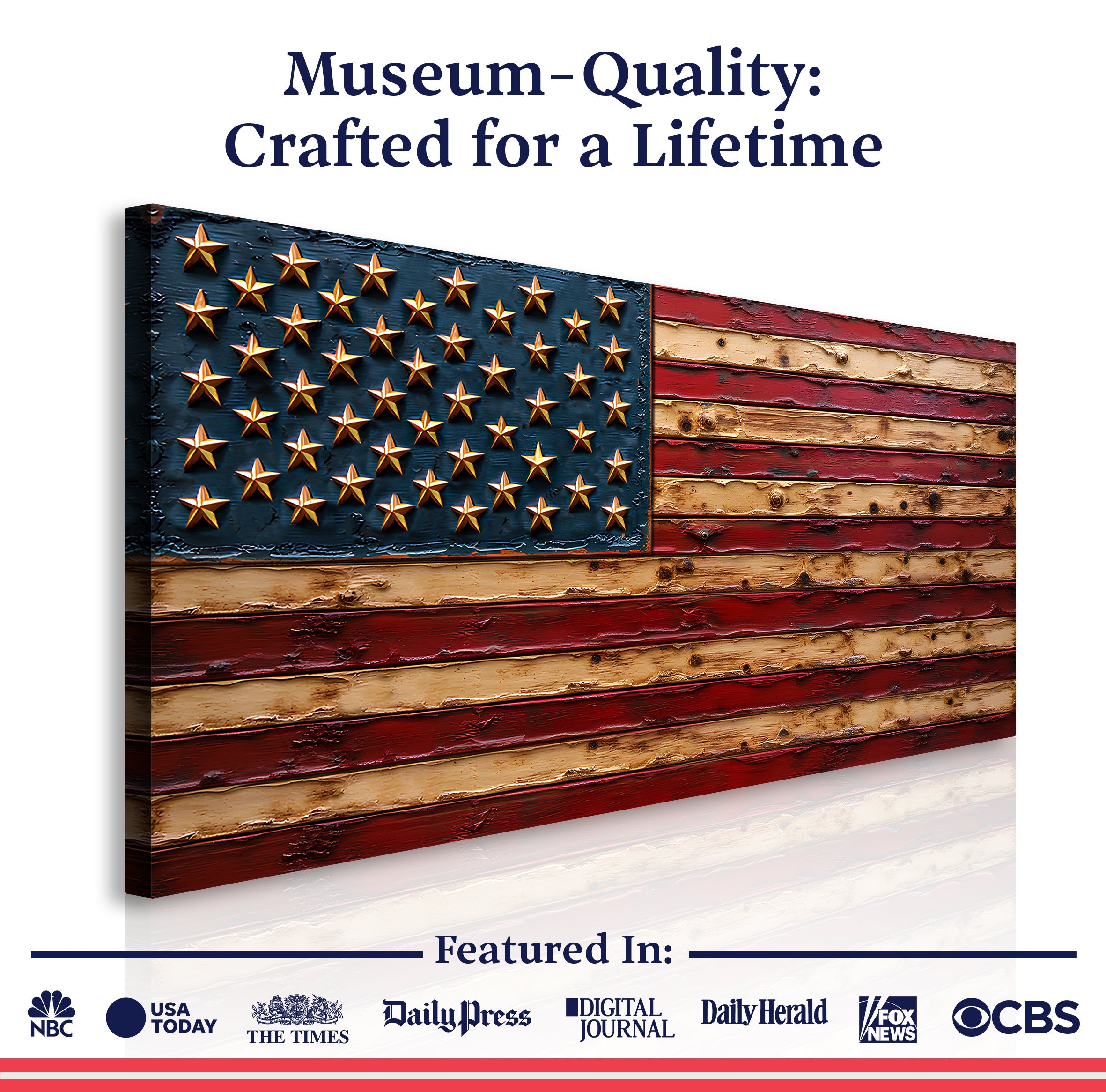 Old Glory American Flag Wall Art