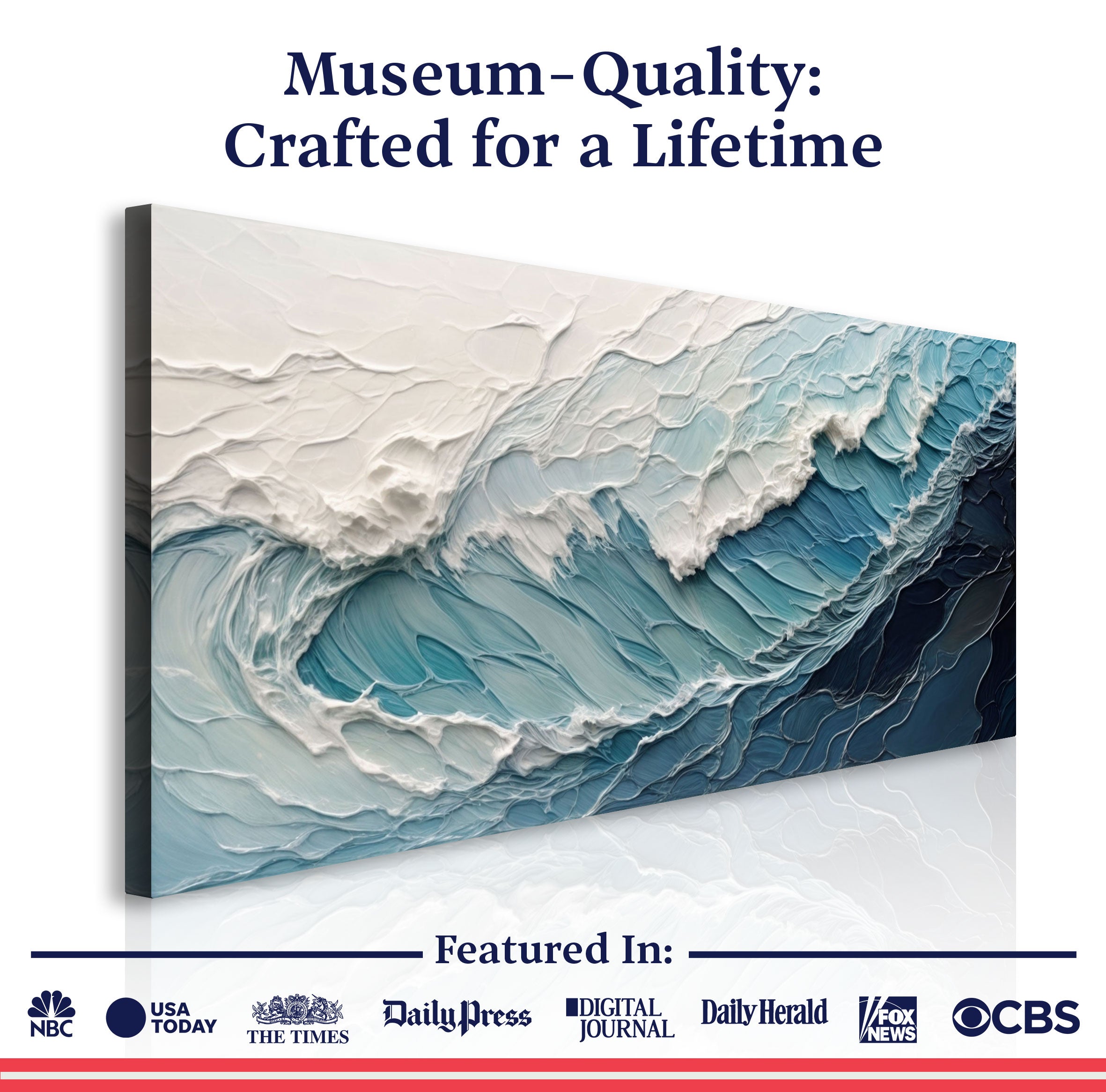 Ocean's Embrace Seascape Wall Art