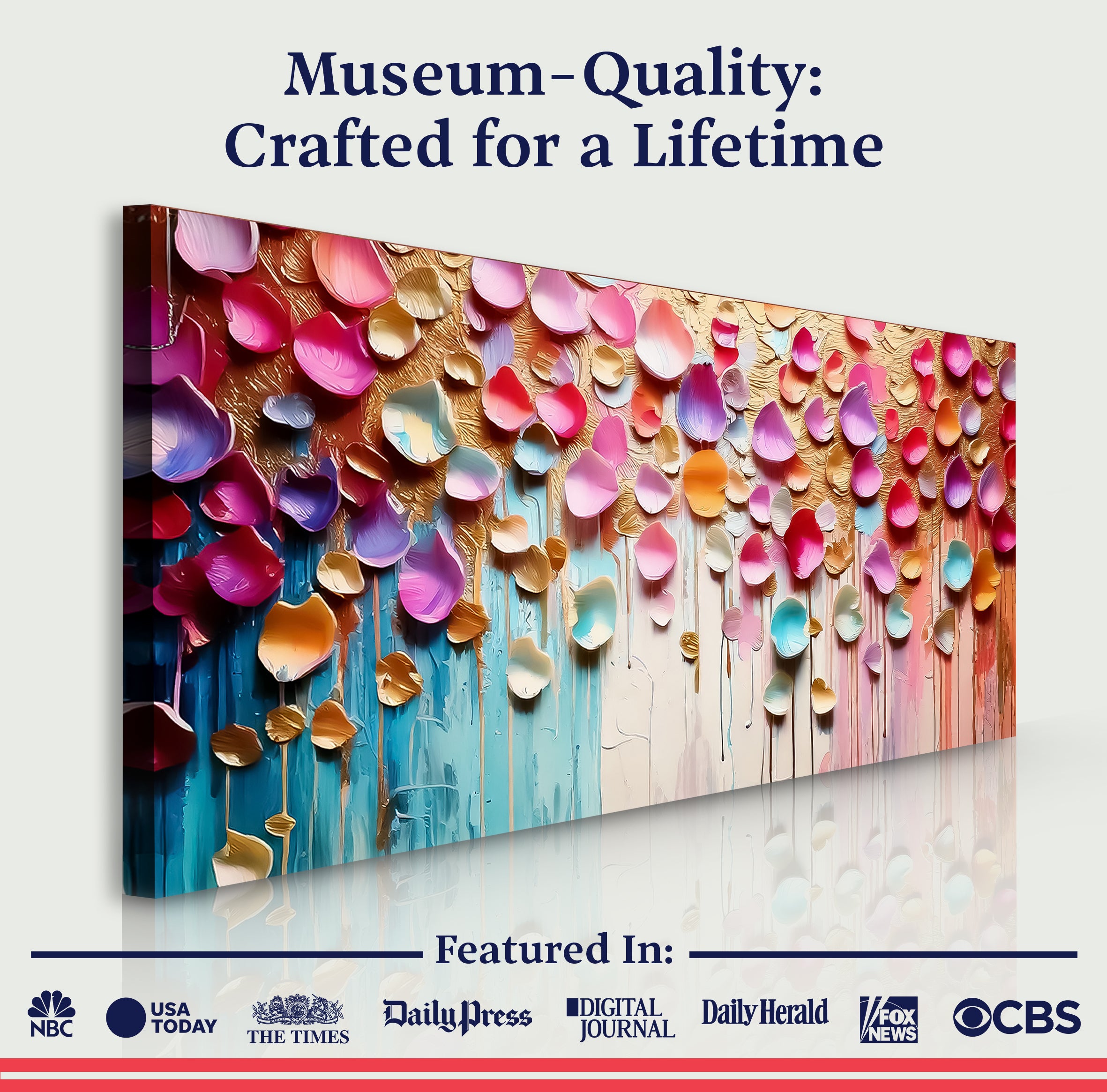 Vibrant Petals Wall Art