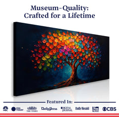 Rainbow Bloom Wall Art