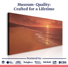 Beach Shoreline Coastal Wall Art VII