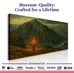 Burning Bush - Faith Wall Art III