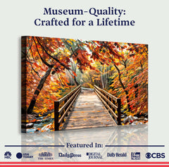 Crossing Autumn Wall Art