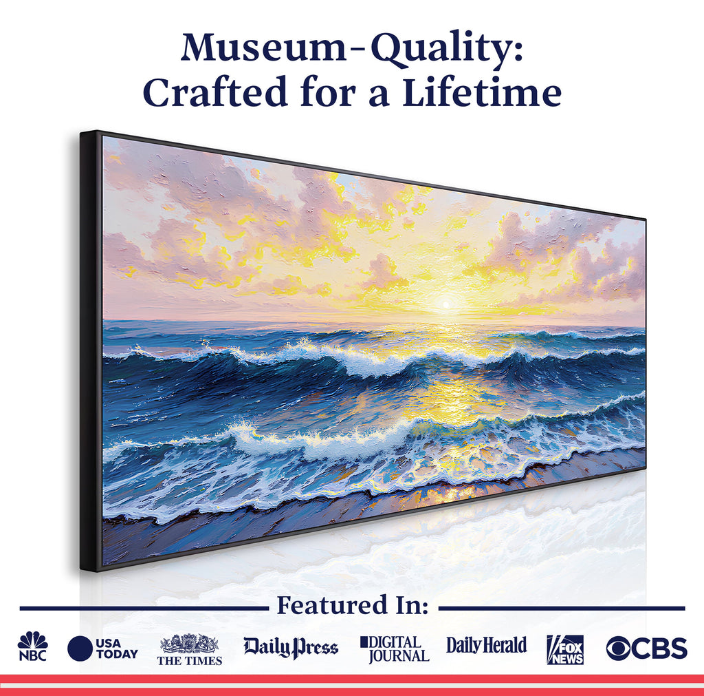 Golden Horizon Wall Art
