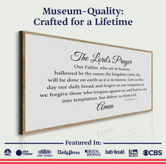 The Lord's Prayer Faith Sign