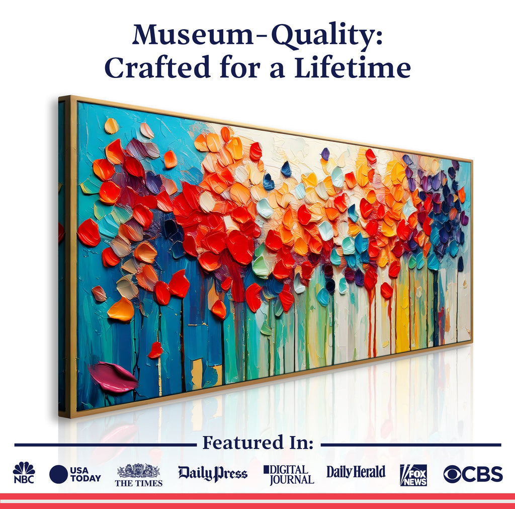 Colorful Petals Wall Art