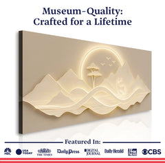Modern Mountain Landscape Wall Art