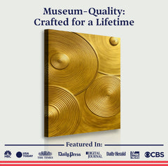 Gold Symphony Wall Art