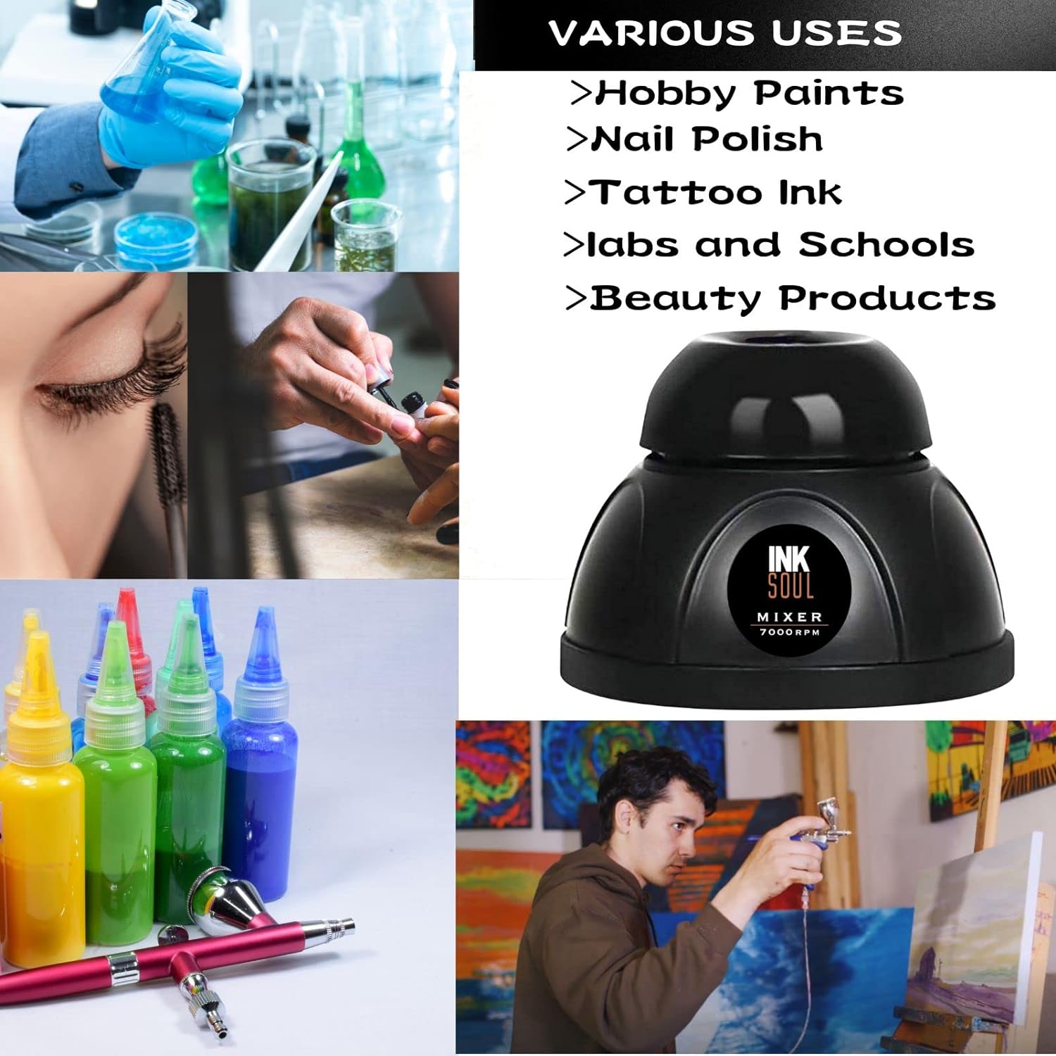 INKSOUL Vortex Mixer for Tattoo Ink-INKMIXER