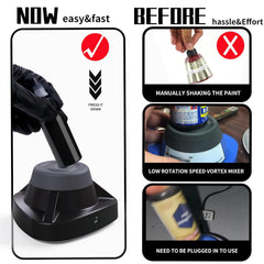 INKSOUL®️  VM-300 Mini Vortex Mixer 10000RPM Lab Mixer