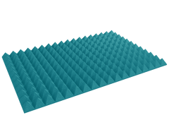 4 Inch Acoustic Foam Pyramid Style Panels - 13 Color Options