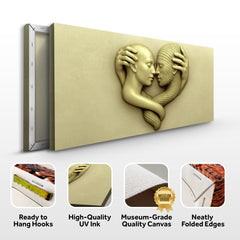 Eternal Love Figure Abstract Wall Art