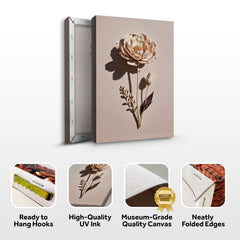 Minimalist Lone Flower Wall Art