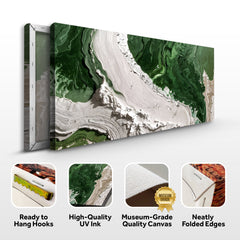 Green Rivers Abstract Wall Art IV