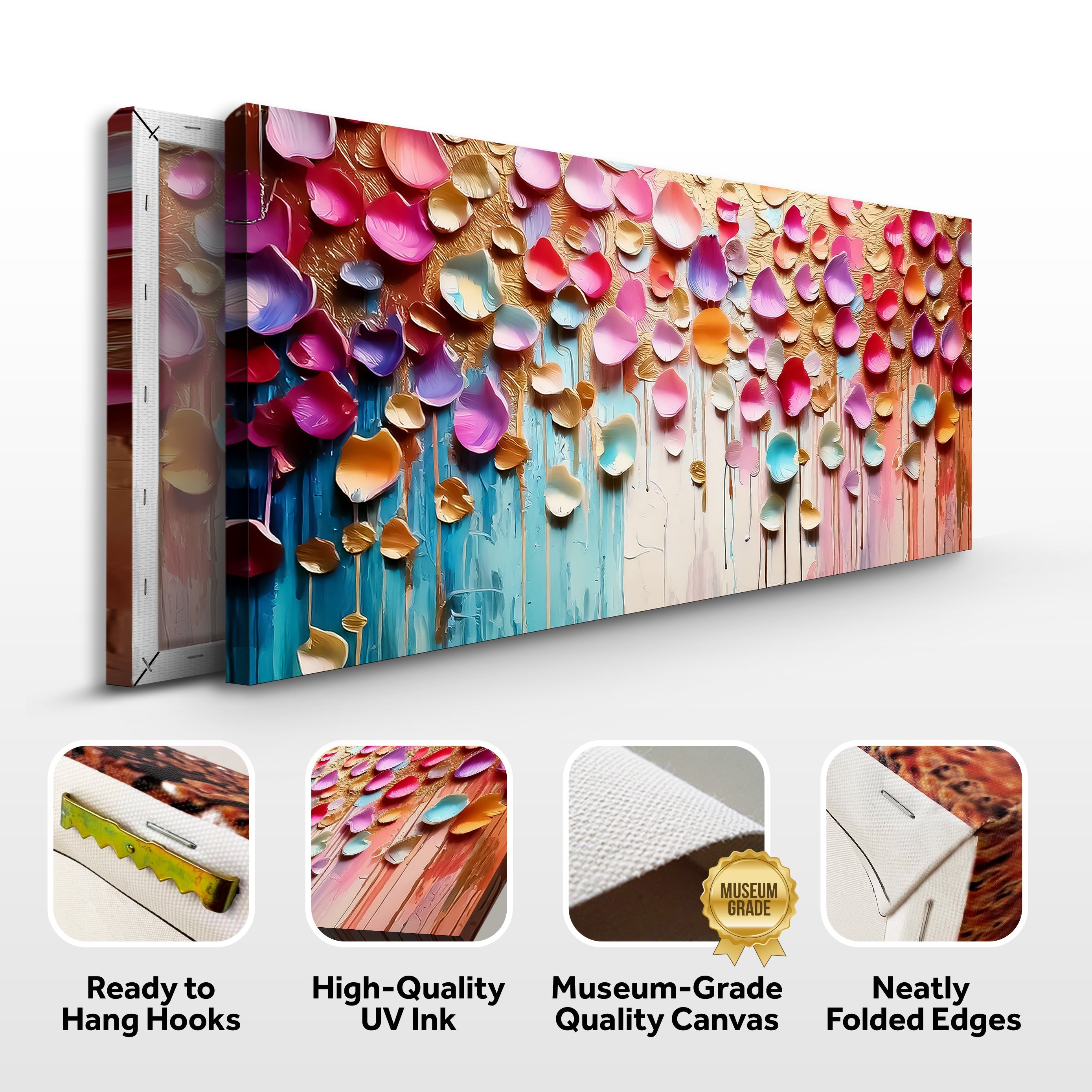 Vibrant Petals Wall Art