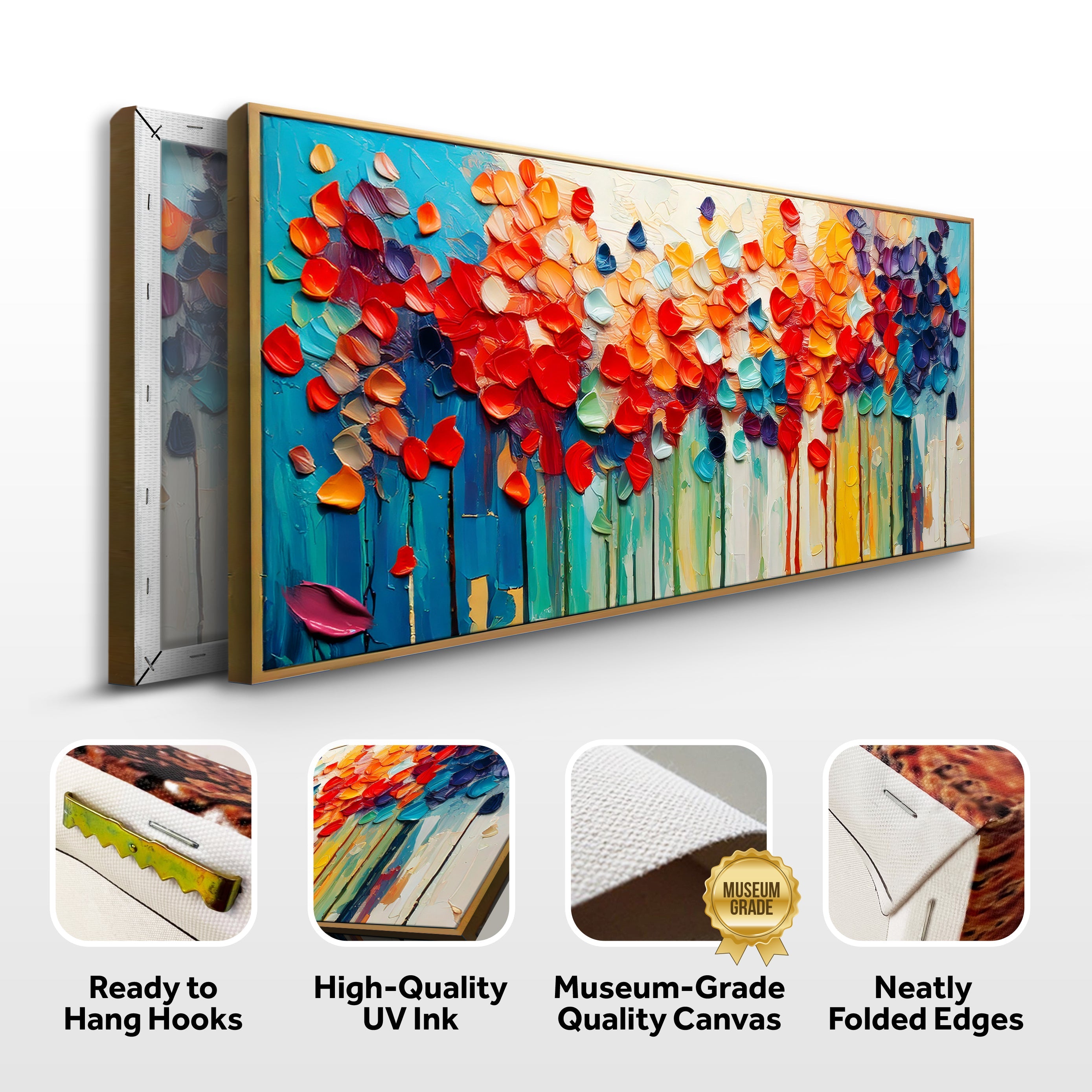 Colorful Petals Wall Art