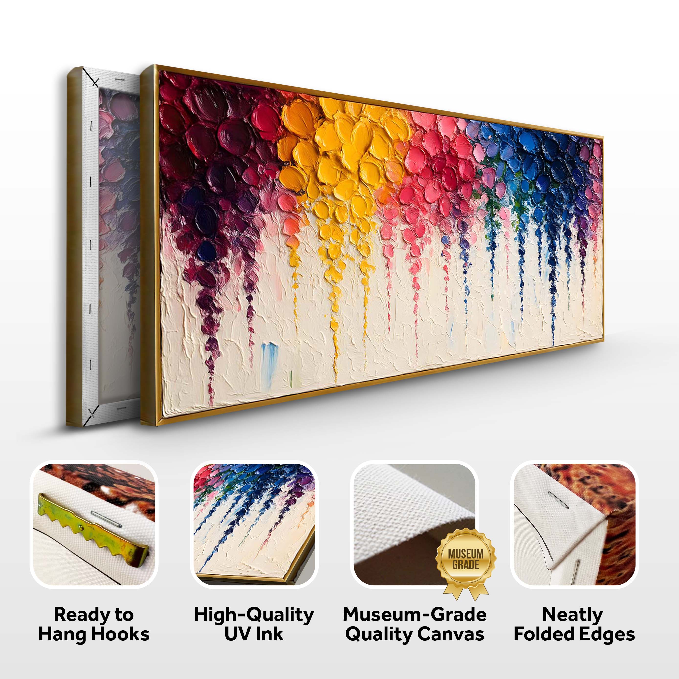 Rainbow Cascade Wall Art