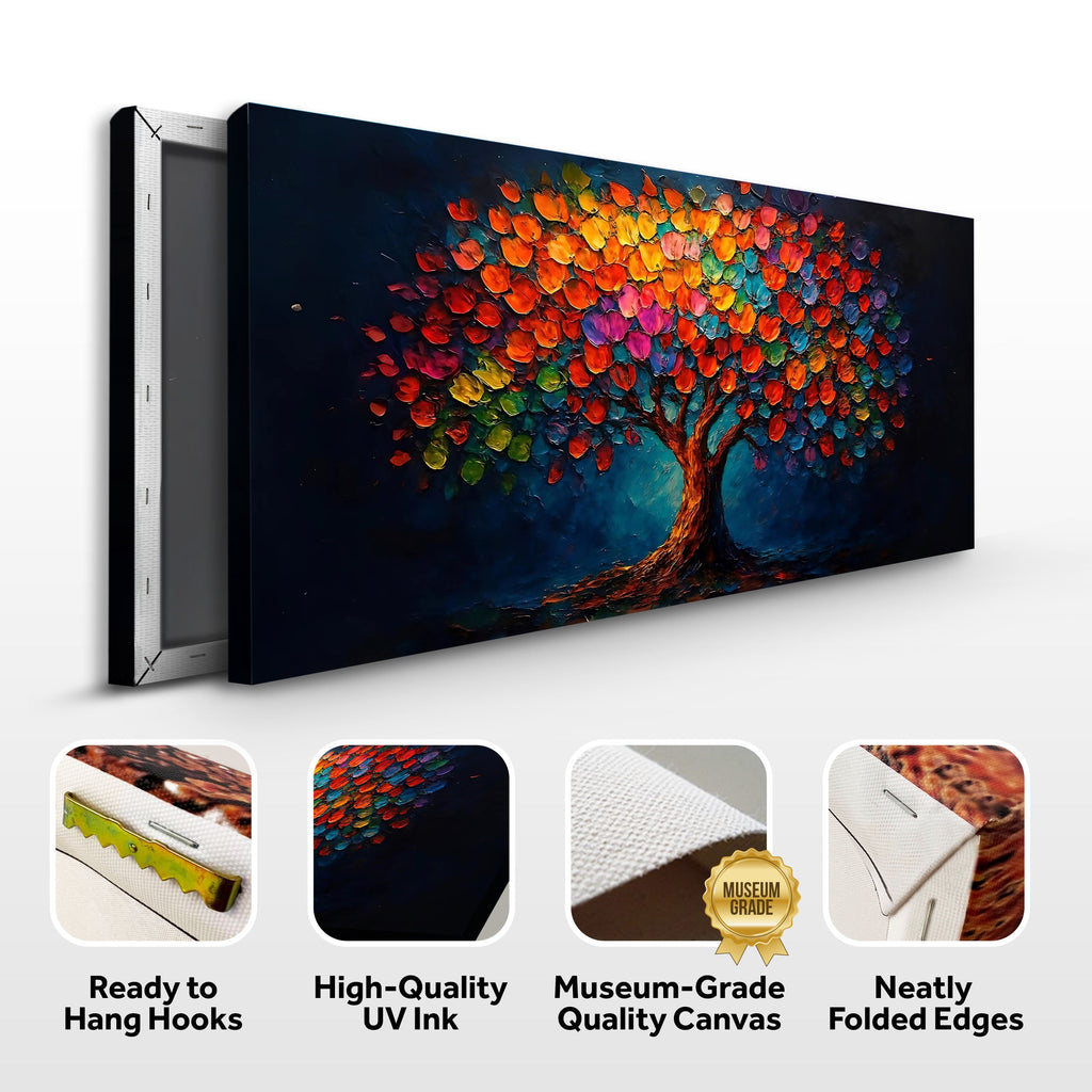 Rainbow Bloom Wall Art