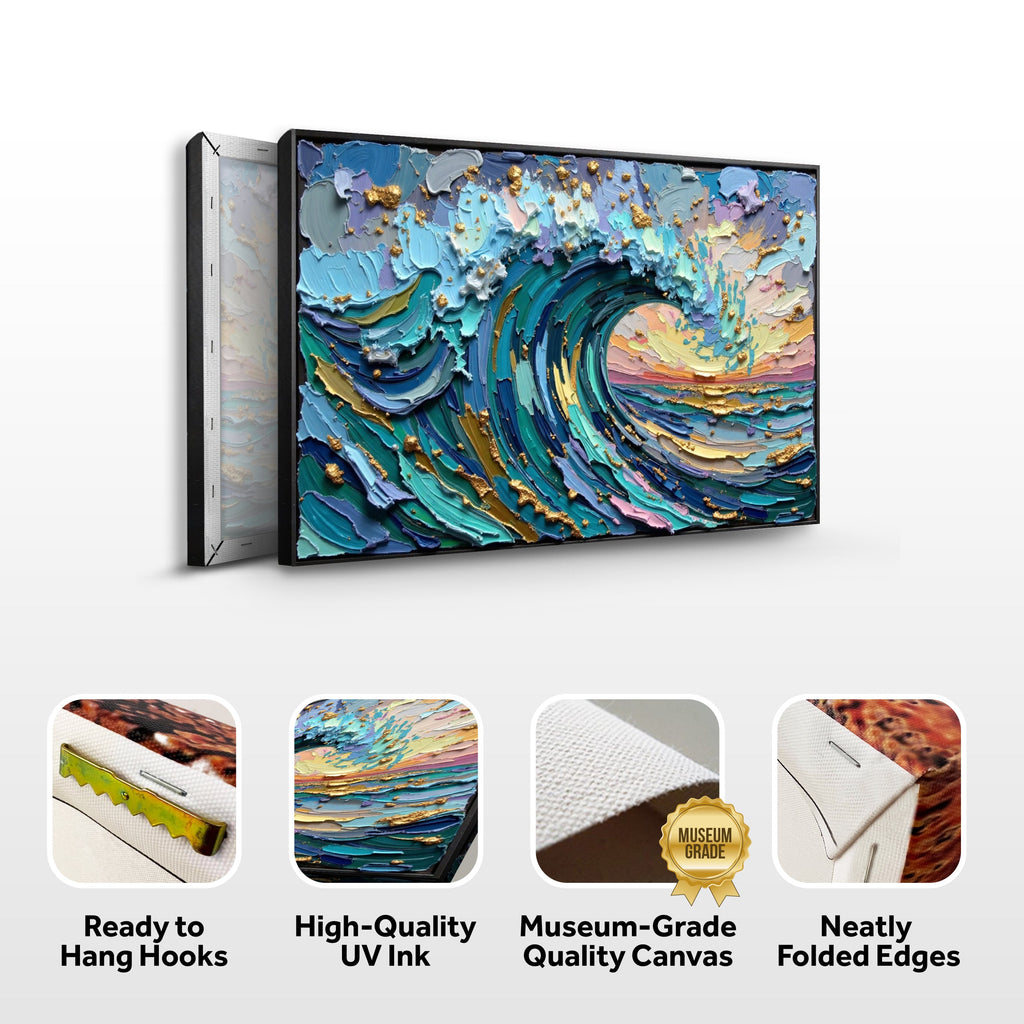 Golden Tide Wall Art