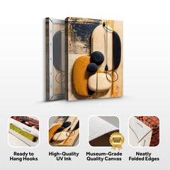 Orange Abstract Harmony Wall Art