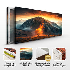 Burning Bush - Faith Wall Art XIII