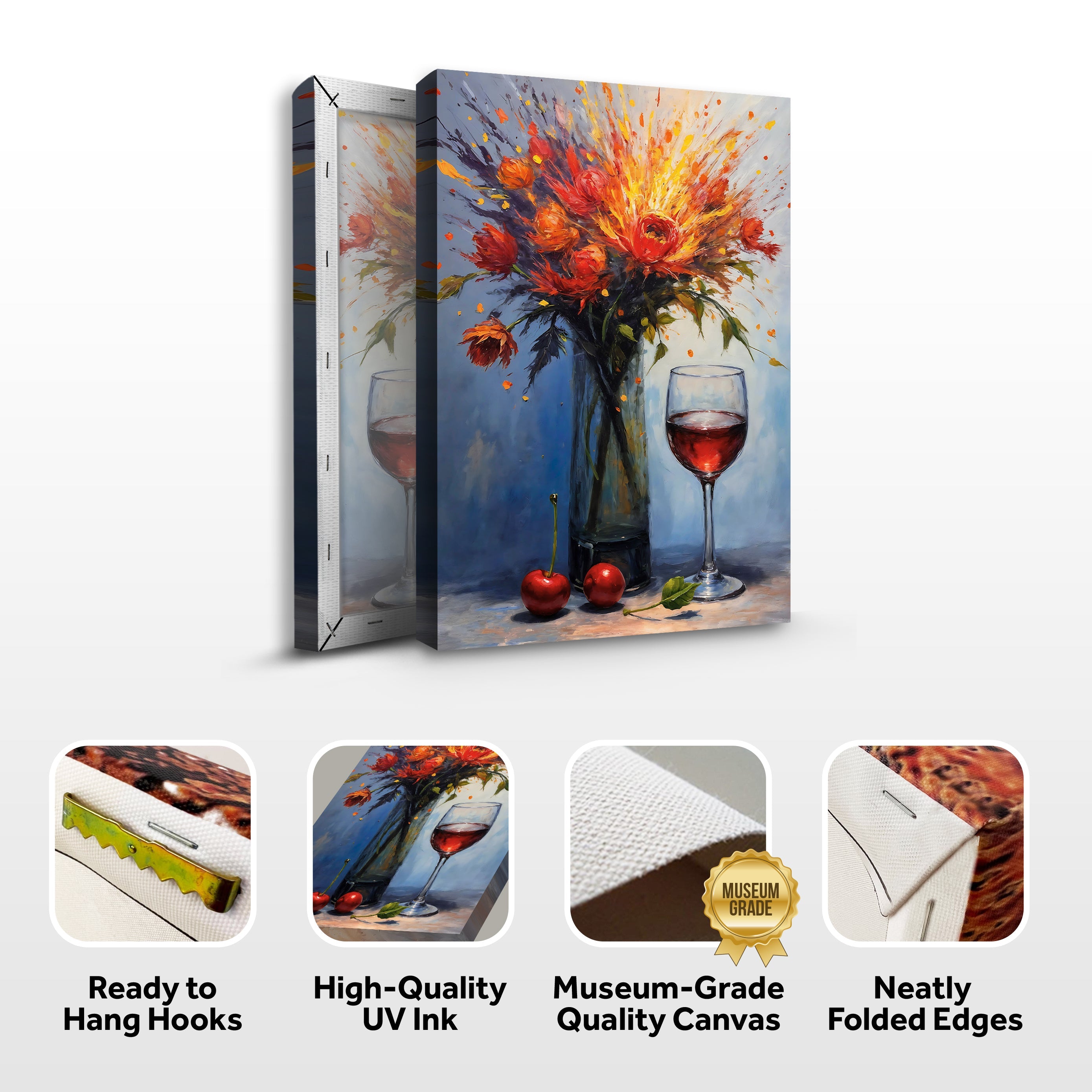 Dynamic Still Life Abstract Wall Art
