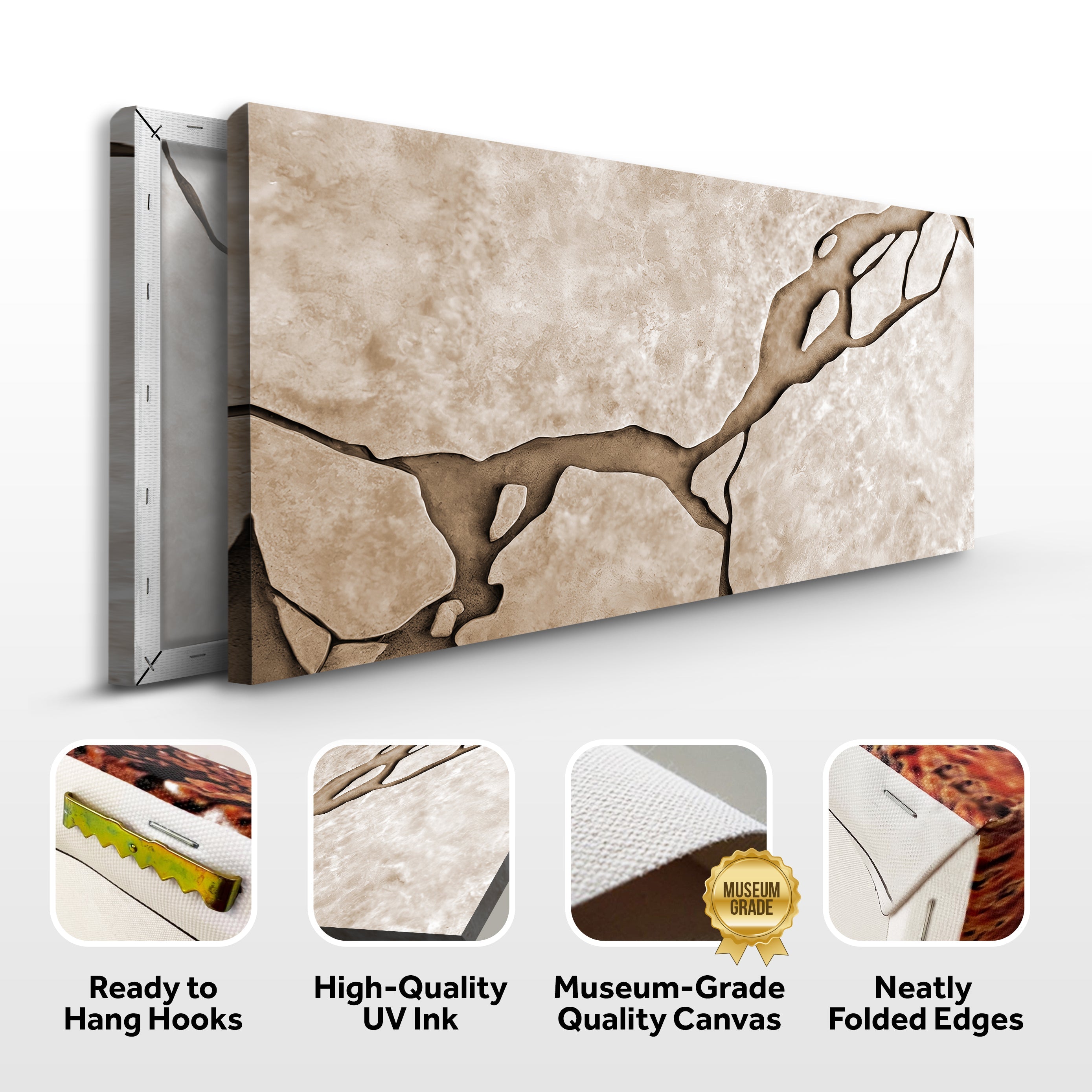 Muddy Abstract Wall Art