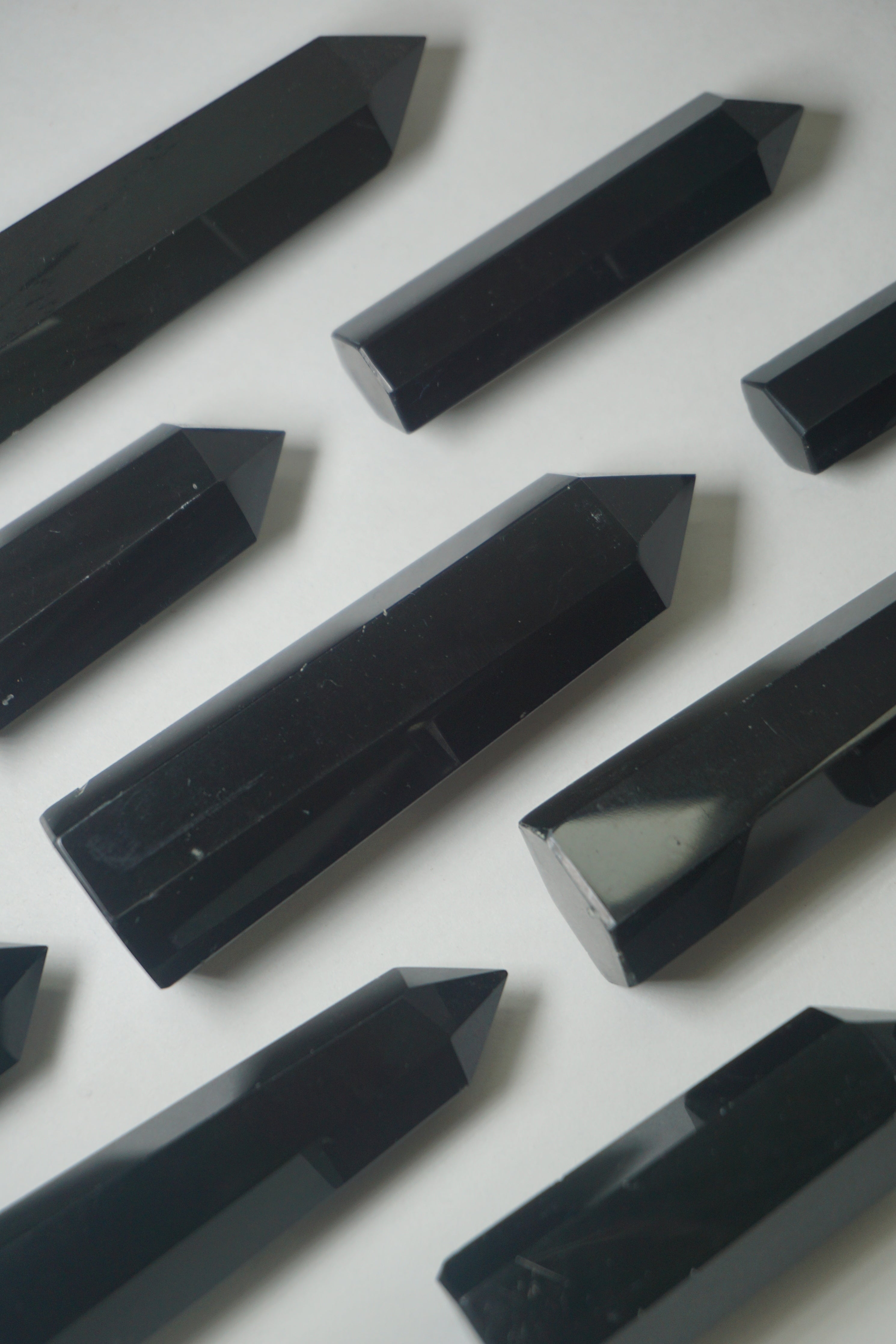black obsidian crystal tower