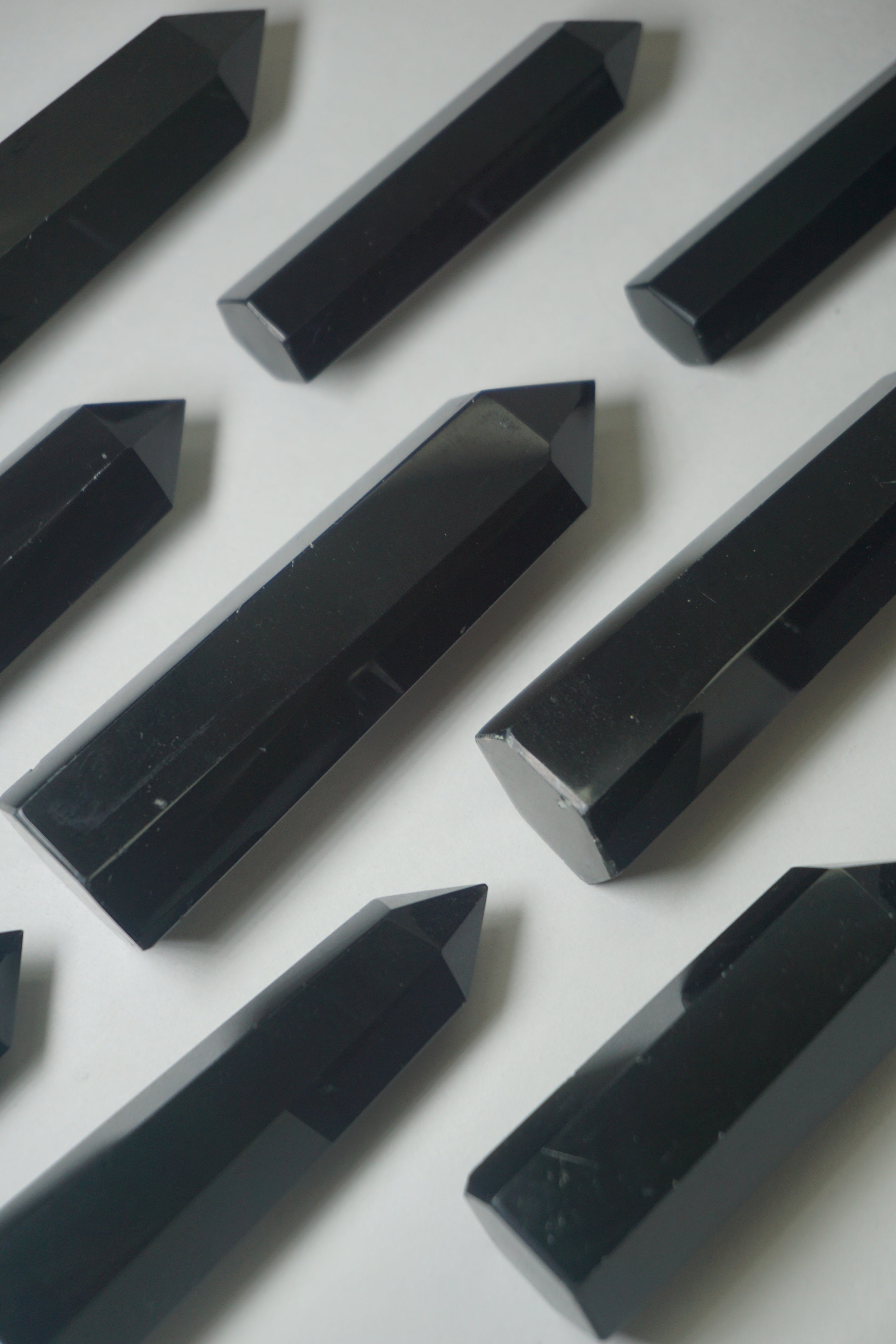 black obsidian crystal tower