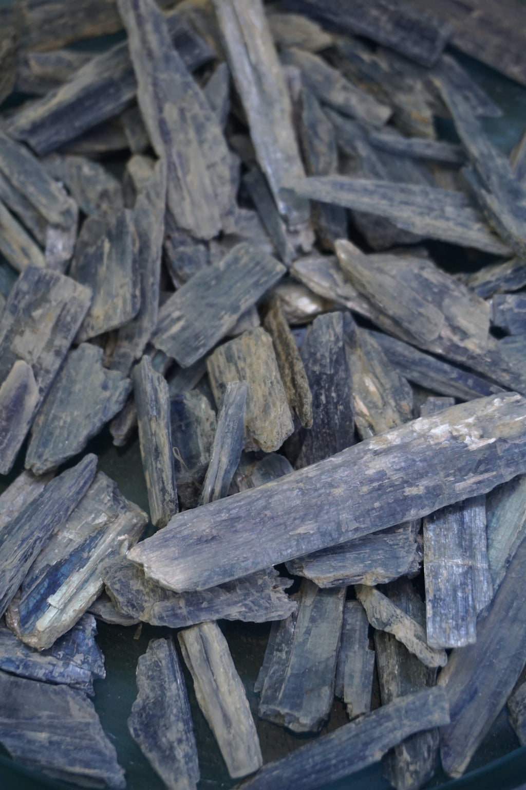blue kyanite crystal blade raw chunk
