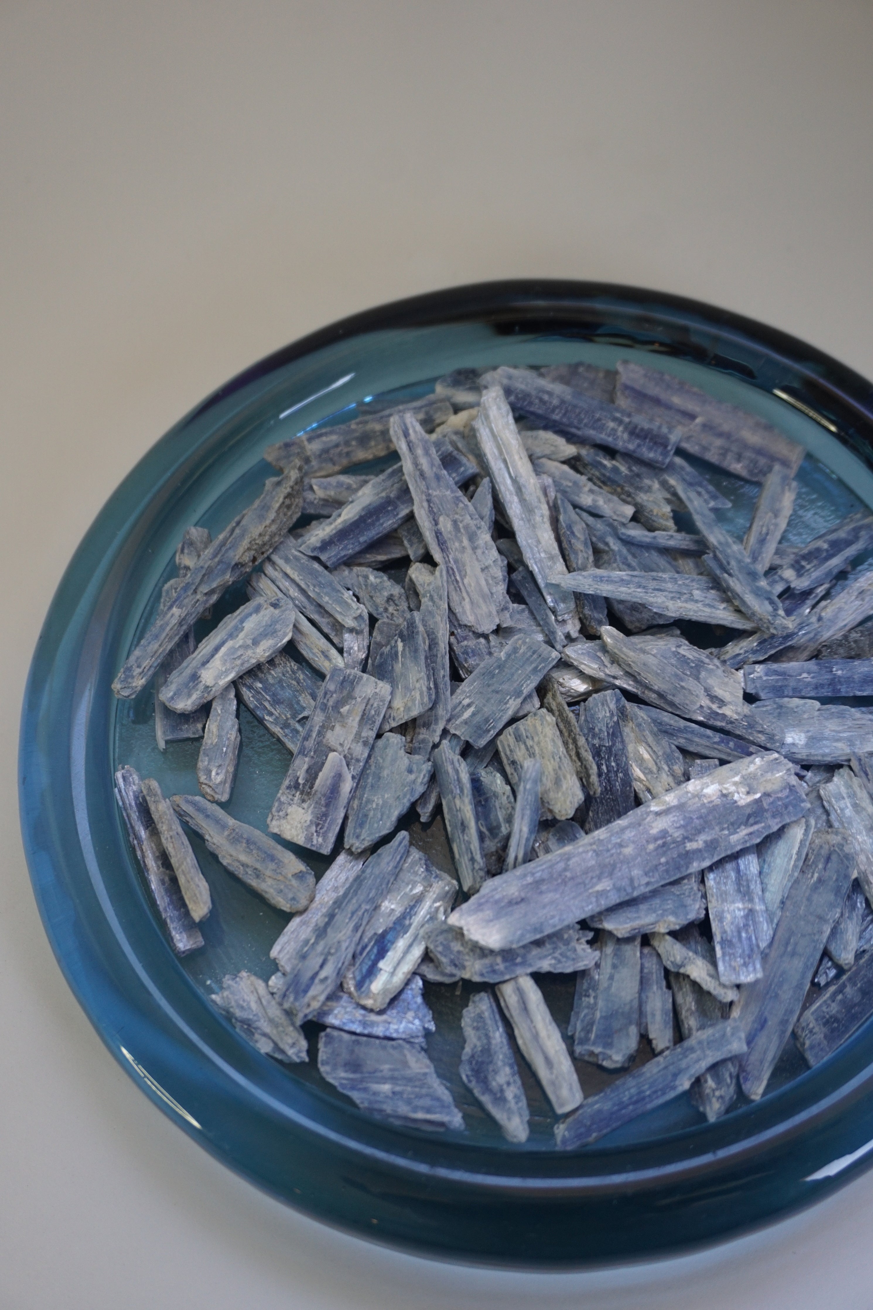 blue kyanite crystal blade raw chunk