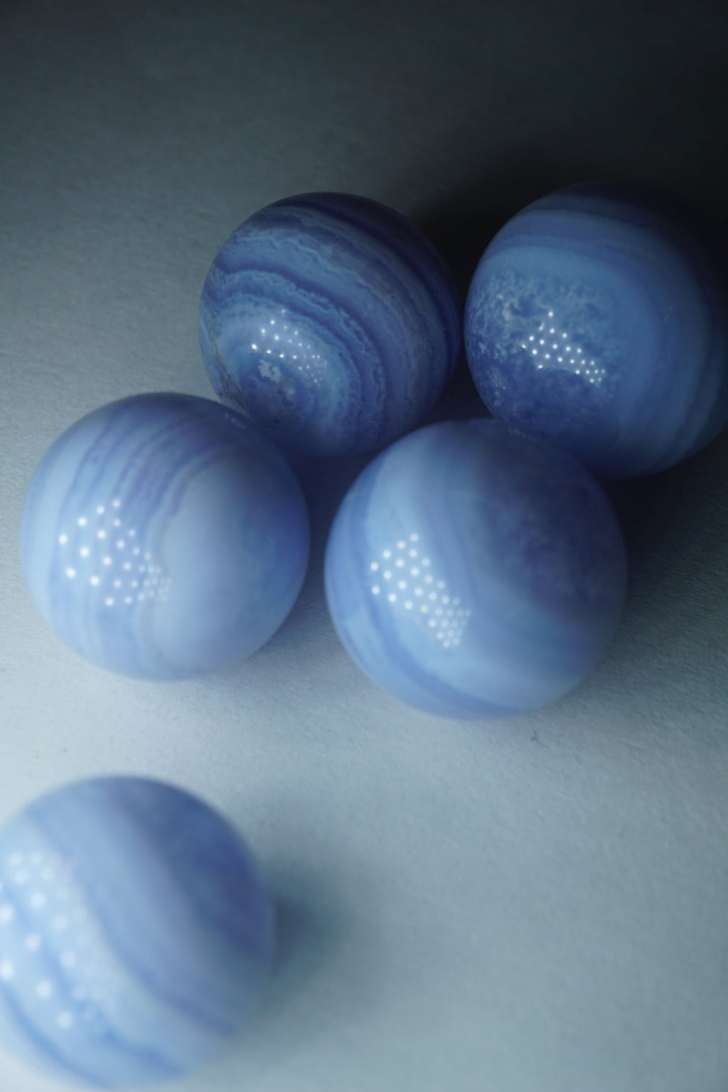 blue lace agate crystal sphere