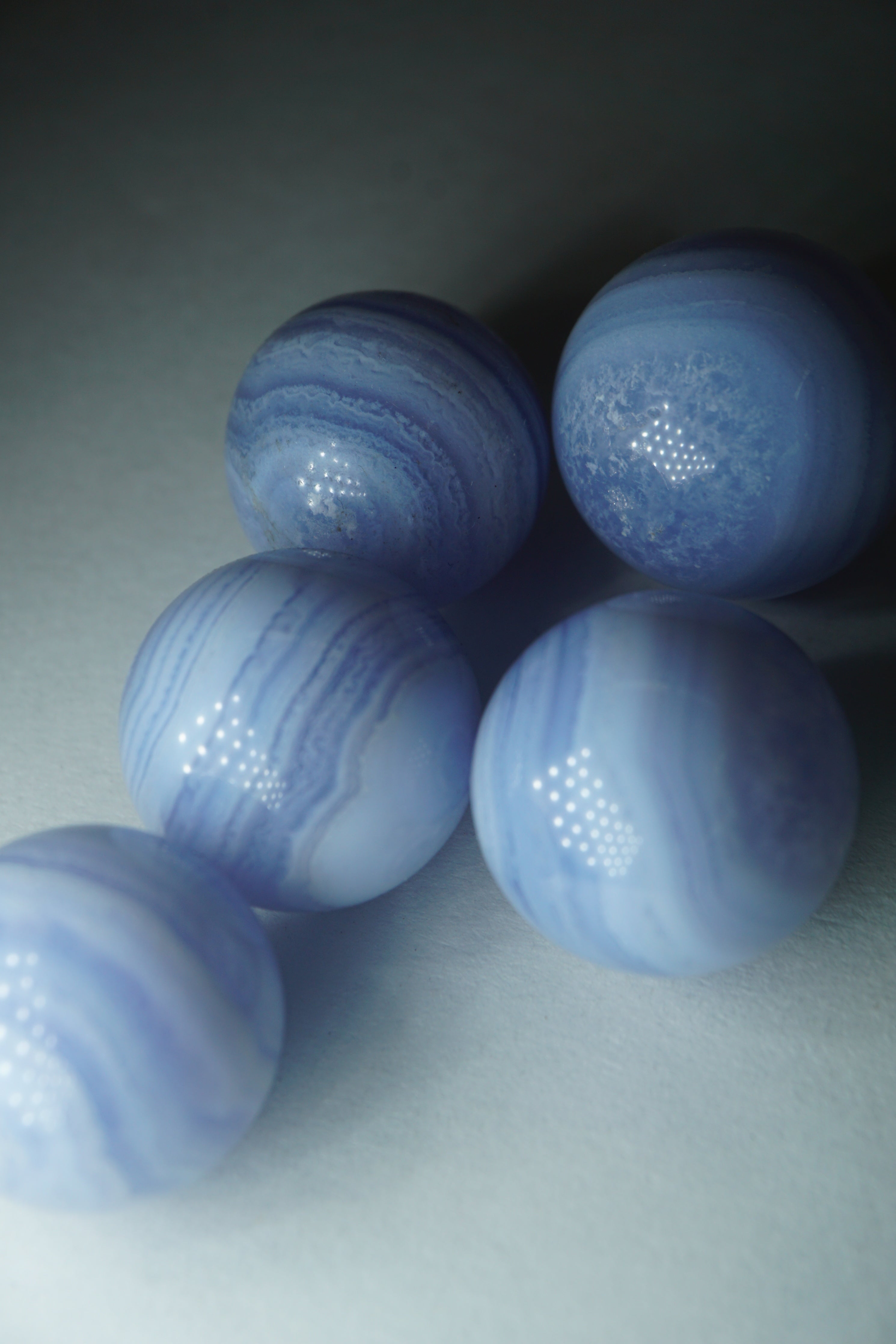 blue lace agate crystal sphere