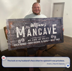 Good Times Man Cave Sign